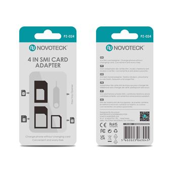 Pack de Sim Card Novoteck PJ-024 - 1