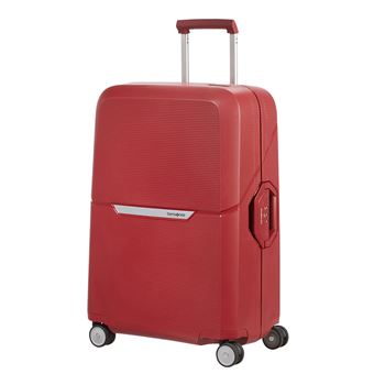 Mala de Viagem Média Samsonite MAGNUM com 4 Rodas e Fechadura | 69 cm - Vermelho Ferrugem - 1