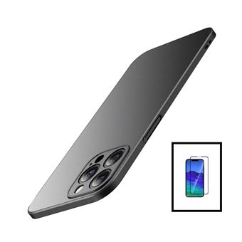 Kit Gift4Me Película de Vidro Temperado GorilasGlass + Capa Rígida e Fina para Apple iPhone 14 Plus - Preto - 1