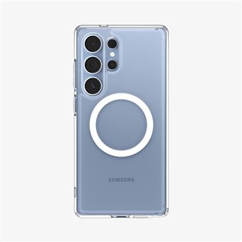 Capa para Telemóvel Spigen Ultra Hybrid (MagFit) | Transparente, Branco - 1