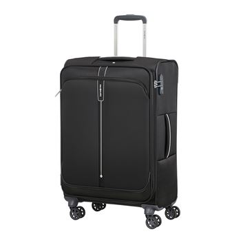 Mala de Viagem Média Samsonite Popsoda Expansível com 4 Rodas | 66 cm - Preto - 1