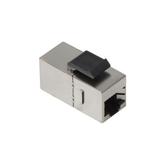 Módulo Keystone Phasak Conector Keystone H/H RJ45 FTP Cat.6 metalizado - PHK 2210 | Cinzento - 1