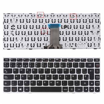 Teclado para Computador Portátil Lenovo G40-70 Ideapad Flex 14 - 1