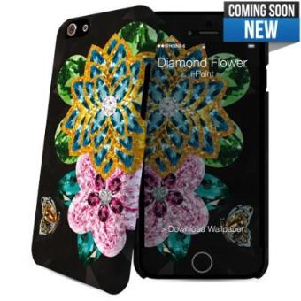 i-Paint Hard Case+Skin iPhone 6 (diamond flower) - 1