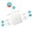 Hub de interface i-tec c31hubmetal4 usb 3.2 gen 1 (3.1 gen 1) type-c branco_1