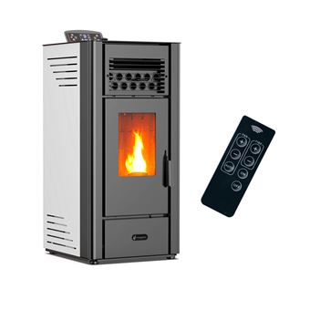 Salamandra a Pellets a Ar Sannover Anita | 10 kW | Branco - 1