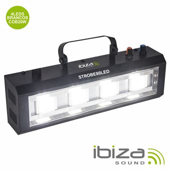 Estroboscópio Ibiza Com 4 Leds Cob 20W - 1