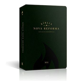 Bíblia Nova Reforma. NVI - Capa de Luxo Verde - 1