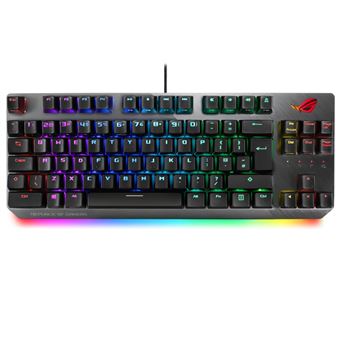 Teclado Gaming com Fios ASUS ROG Strix Scope TKL | Cinzento - 1