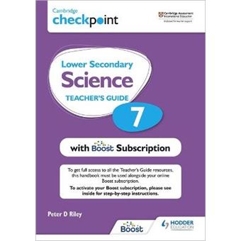 Cambridge Checkpoint Lower Secondary Science Teacher'S Guide 7 With Boost Subscription - 1