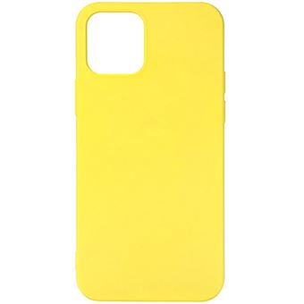 Capa Accetel para iPhone 12 / 12 Pro | Silicone Líquido - Amarelo - 1