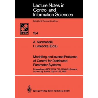 Modelling and Inverse Problems of Control for Distributed Parameter Systems - Conference Proceedings - Paperback - 1991 - 1