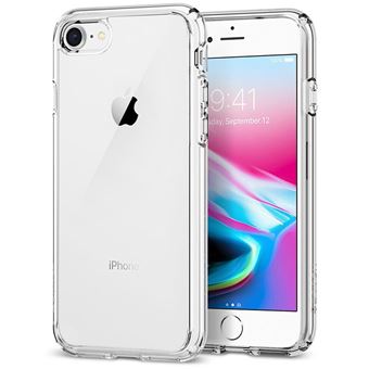 Capa em Silicone Anti-Choque Yiou para iPhone SE 2020 - Transparente - 1