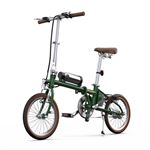 Bicicleta Elétrica ONESPORT OT02 | Motor 250W | Bateria 36V5.2Ah | Rodas 16" | Dobrável | Verde