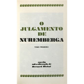 O julgamento de nuremberga. - 1
