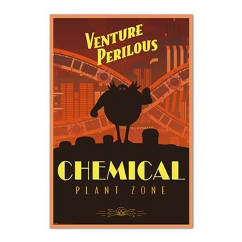 Cartaz Chemical Plant Zone-Sonic - 1