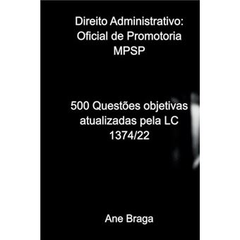 Direito Administrativo: Oficial De Promotoria Mpsp - 1