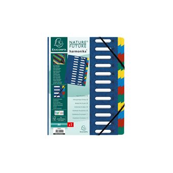 Exacompta 55242E Numeric tab index Cartão Azul, Multi cor separador - 1