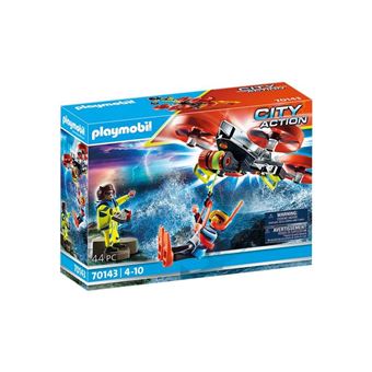 Playmobil Sea Rescue: Mergulhador com Rescue Drone 70143 - 1