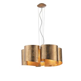 Candeeiro de Teto Plafon Luce Ambiente e Design IMAGINE em vidro dourado 63 cm - 1