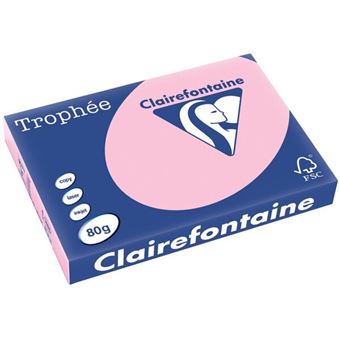 Papel para Impressão Clairefontaine 1888C | Rosa - 1