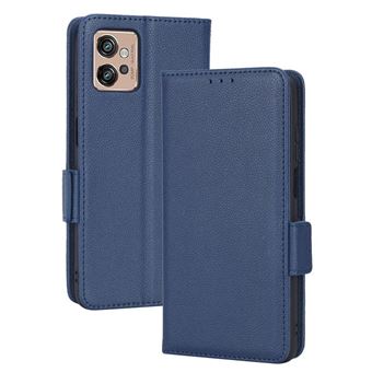 Capa FOXDOCK para Motorola MOTO G32 4G | Prova de Choque | Magnética| TPU | Suporte para Cartão | Azul - 1