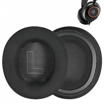 Almofadas para Auscultadores V-REEL para Steelseries Arctis Pro NOVA 3 5 7 Wired | Preto | Tecido de Malha - 1