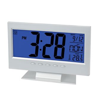 Relógio Despertador Digital SANDA SD-4094 | Cinza - 1