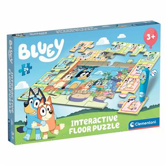 Tapete Puzzle + Jogo Interativo Bluey Clementoni | 24 Peças - 1