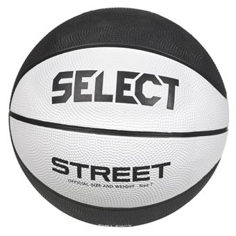 Bola Basquetebol SELECT | Branco/Preto T5 - 1