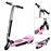Trotinete Eléctrica Homcom | Scooter | Guiador Ajustável | 81.5X37X96Cm - Rosa_2