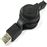 Cabo Retrátil USB 2.0 BeMatik para Câmara Digital 120cm AM/8Pin_0