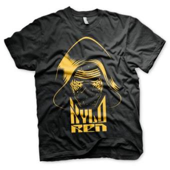 T-Shirt Star Wars Kylo Ren Preto Tamanho XL - 1