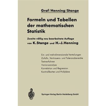 Formeln Und Tabellen Der Mathematischen Statistik - Paperback / softback - 0 - 1
