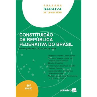 Constituição da República Federativa do Brasil - Coleção Saraiva de Legislação - 1