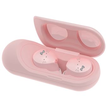 Auriculares Bluetooth True Wireless Lionvolant LVO180 | Adequado para Apple / Samsung | 5.0Tws - Cor de Rosa - 1