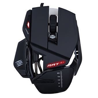 Rato Gaming com Fios Mad Catz R.A.T. 4+ | 7200 DPI | Preto - 1