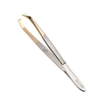 Pinça Depilação Pollie 01974 | 8 cm | Ponta Dourada - 1