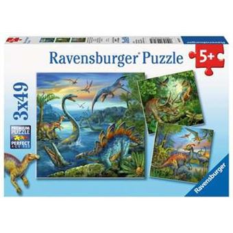 Puzzle Ravensburger Dinossauros 09317 | 49 Peças - 1