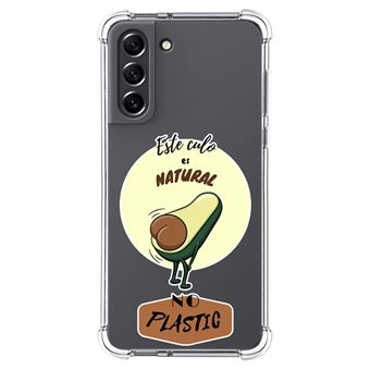 Capa Tumundosmartphone de silicone anti-choque para Samsung Galaxy S21 FE 5G design Desenhos de bunda natural - 1