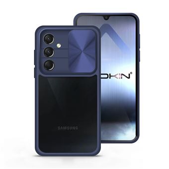 Capa MisterCapas para Samsung Galaxy A55 5G Tampa Deslizante Premium - Azul Escuro - 1