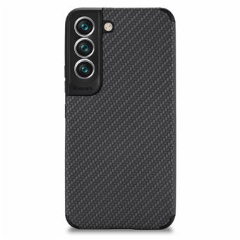 Capa magunivers e TPU + PU textura de fibra de carbono, à prova de choque preto para Samsung Galaxy S21 Plus 5G - 1