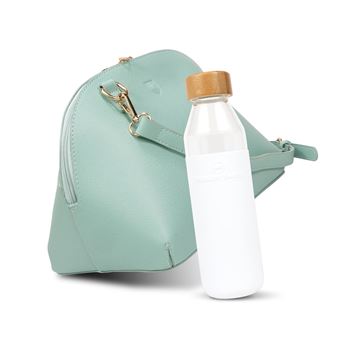 Kit Master Swiss Lancheira Half Moon + Garrafa de Água | PU | Misty Blue - 1