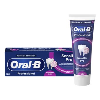 Pasta Dentífrica Oral-B Professional Sensitiv Pro | Azul, Rosa, Branco - 1