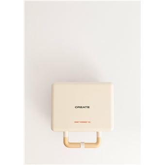 Máquina para Fazer Sanduíches CREATE Stone Studio | Creme - 1