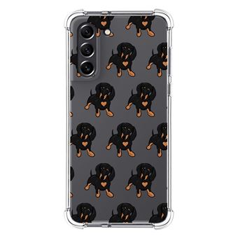 Capa Tumundosmartphone de silicone anti-choque para Samsung Galaxy S21 FE 5G design Cães 10 desenhos - 1