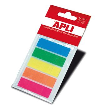 Notas Aderentes APLI | 12x45 | 5 Cores | 25 Folhas - 1