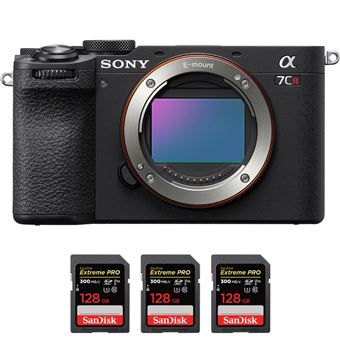Sony A7CR Preto + 3 SanDisk 128GB Extreme PRO UHS-II SDXC 300 MB/s + PDF MCZ DIRECT - 1
