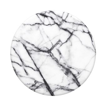 PopSockets Dove White Marble Leitor de e-book, Telemóveis/smartphone, Tablet/UMPC Preto, Cinzento, Branco Suporte passivo - 1