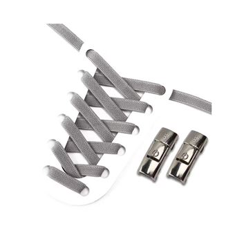 Atacadores Automáticos Goeik | sem Nó / Laço | Cinzento Claro - 1